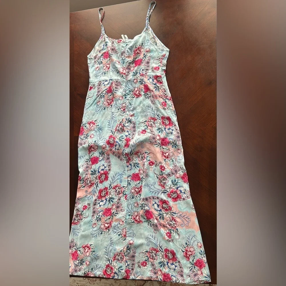 Jaase Multicolor Floral Maxi Dress - Picture 12 of 12